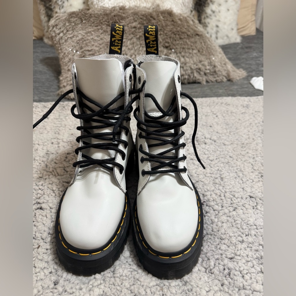 Dr Marten White Jadon Boots M5/L6